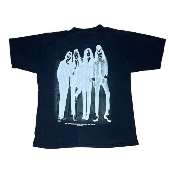 Vintage Kiss Dressed To Kill Single Stitch Two Sided T Shirt Large - Picture 6 of 7